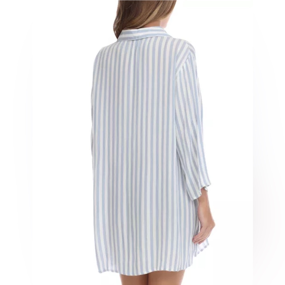 RAVIYA EUC Women's Striped Swim Cover-Up Tunic - Picture 3 of 6